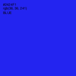 #2424F1 - Blue Color Image