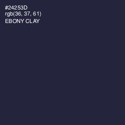 #24253D - Ebony Clay Color Image