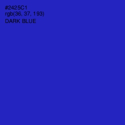 #2425C1 - Dark Blue Color Image