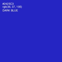 #2425C3 - Dark Blue Color Image