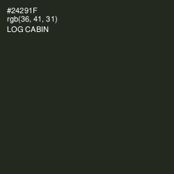 #24291F - Log Cabin Color Image