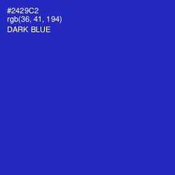#2429C2 - Dark Blue Color Image