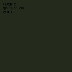 #242B1C - Log Cabin Color Image