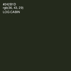#242B1D - Log Cabin Color Image