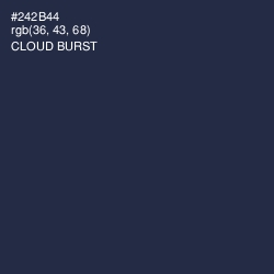 #242B44 - Cloud Burst Color Image