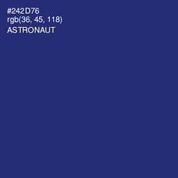 #242D76 - Astronaut Color Image