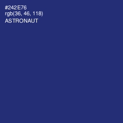 #242E76 - Astronaut Color Image