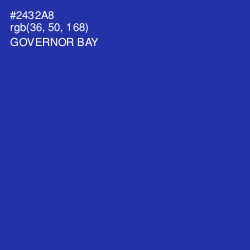 #2432A8 - Governor Bay Color Image