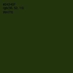 #24340F - Turtle Green Color Image