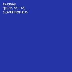 #2435A8 - Governor Bay Color Image