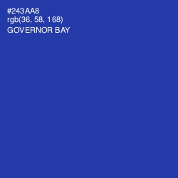#243AA8 - Governor Bay Color Image