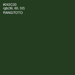 #243C20 - Rangitoto Color Image