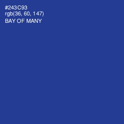 #243C93 - Bay of Many Color Image