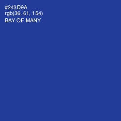 #243D9A - Bay of Many Color Image