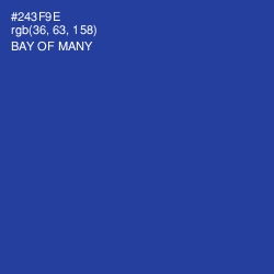 #243F9E - Bay of Many Color Image