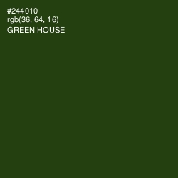 #244010 - Green House Color Image