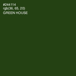 #244114 - Green House Color Image