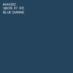 #24435C - Blue Dianne Color Image