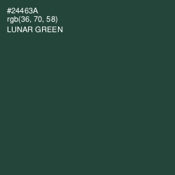 #24463A - Lunar Green Color Image