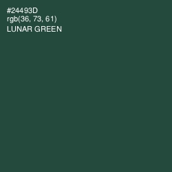 #24493D - Lunar Green Color Image