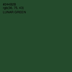 #244B2B - Lunar Green Color Image