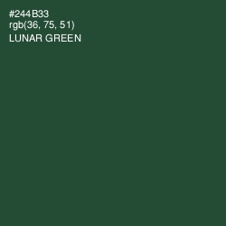 #244B33 - Lunar Green Color Image