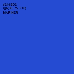 #244BD2 - Mariner Color Image