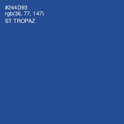 #244D93 - St Tropaz Color Image