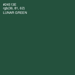 #24513E - Lunar Green Color Image