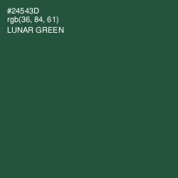 #24543D - Lunar Green Color Image