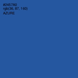 #2457A0 - Azure Color Image