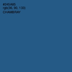 #245A85 - Chambray Color Image