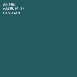 #245B61 - San Juan Color Image