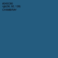 #245C80 - Chambray Color Image