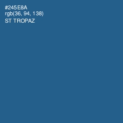 #245E8A - St Tropaz Color Image