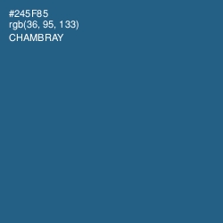 #245F85 - Chambray Color Image