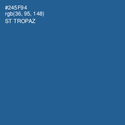 #245F94 - St Tropaz Color Image