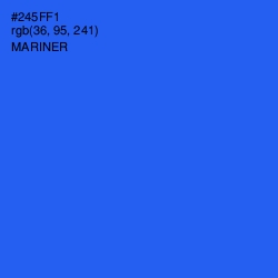 #245FF1 - Mariner Color Image