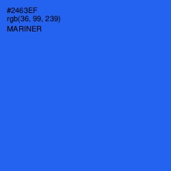 #2463EF - Mariner Color Image