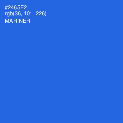 #2465E2 - Mariner Color Image