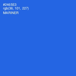 #2465E3 - Mariner Color Image