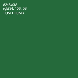 #246A3A - Tom Thumb Color Image
