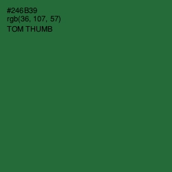 #246B39 - Tom Thumb Color Image