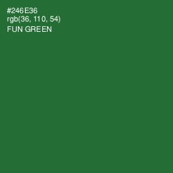 #246E36 - Fun Green Color Image