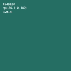 #246E64 - Casal Color Image