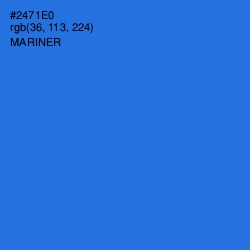 #2471E0 - Mariner Color Image