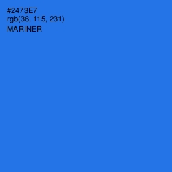 #2473E7 - Mariner Color Image