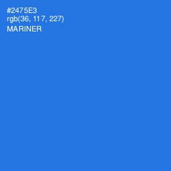 #2475E3 - Mariner Color Image