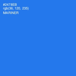 #2478EB - Mariner Color Image