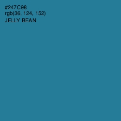 #247C98 - Jelly Bean Color Image